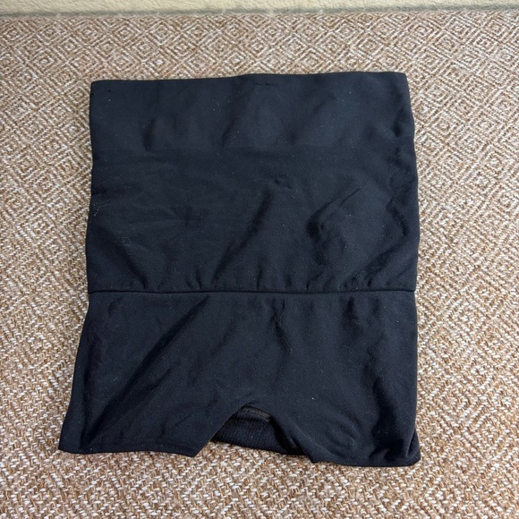 Spanx Women Plus Size C Black Spandex Super High Waist Tummy Control Shorts - Picture 2 of 7